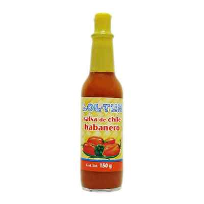 3 X LOL TUN SALSA ORANGE HABANERO HOT SAUCE/ CHILE HABANERO