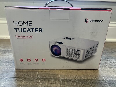 Home Theater Projector C9 - Bomaker - New In Box