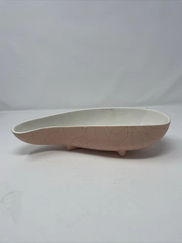 Shawnee Liana Pottery Planter 1025 Vintage 1950'S  Pink Gold Teardrop
