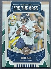 2019 Panini Legacy #FTA-KM Khalil Mack For the Ages Green #/100 Chicago Bears