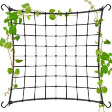 VIVOSUN 4 x 4Ft. Elastic Trellis Netting with 4 Hooks for Climbing Plants 1-Pack