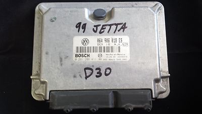 1999 JETTA ECU ECM MODULE # 06A 906 018 ES GENUINE good condition off car OEM