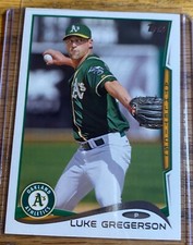 2014 Topps Update #US-128 Luke Gregerson Oakland Athletics MLB Baseball