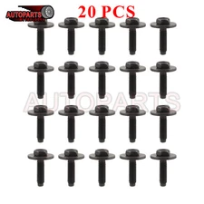 M6-1.0 X 20Mm Flanged Button Head Socket Cap Screw Bolts, Allen Socket Drive x20