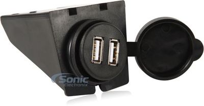 Install Bay IBR74 Dual USB Pass Through Extension Panel w/ Water Resistant Cover