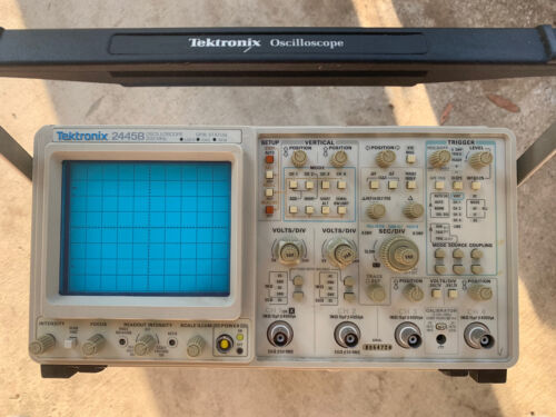 Calibrated TEKTRONIX 2445B 200MHz 4Chanel analog OSCILLOSCOPE