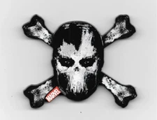 Captain America Civil War Movie Crossbones Logo Chunky 3-D Die-Cut Magnet, NEW