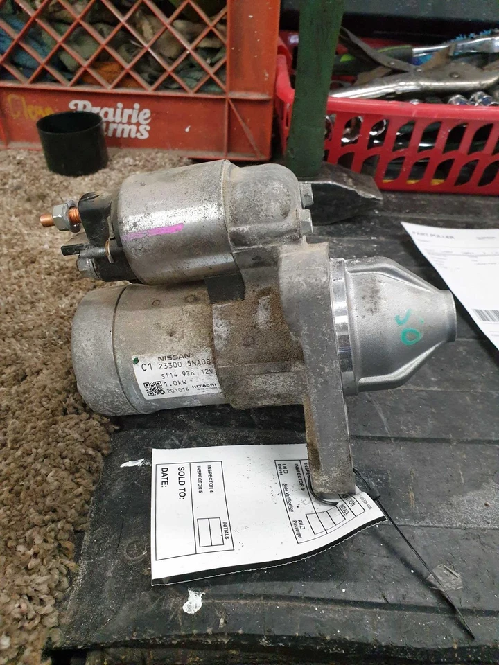 19 20 21 22 23 INFINITI QX50 OEM 2,0 L motor de arranque ID# 2333005NA0B --36 K-- Foto 4 de 4