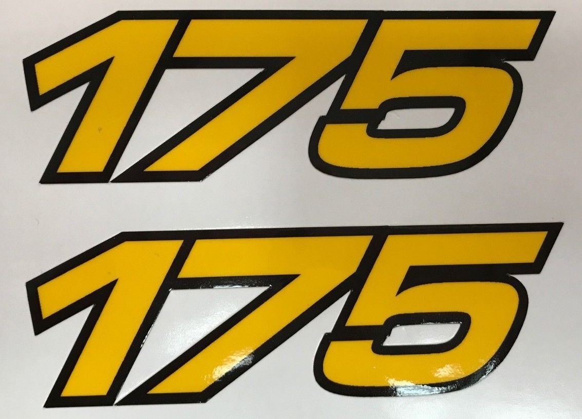 じゅん YAMAHA IT175 SIDE PANEL DECALS | eBay