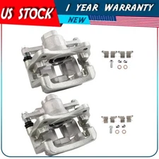 NEW Rear Pair Brake Calipers w/ Bracket For 2010-2012 Lexus RX350 Sport Utility