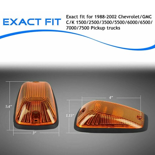 5 piezas Lentes ámbar Cabina Luz de marcha LED DRL para Dodge RAM 1500 2500 3500 - Imagen 6 de 12