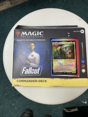 Magic The Gathering| Fallout Commander Deck - DEUTSCHLAND 13+ **BOX GEÖFFNET**