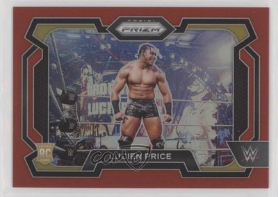 2024 Panini Prizm WWE Red Prizm 65/299 Lucien Price #43 Rookie RC bn5