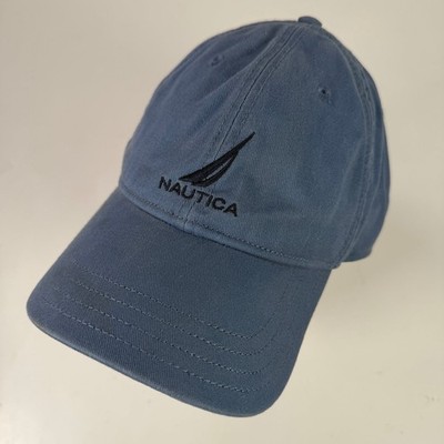 Nautica Baseball Cap Men's Adjustable Blue NS 83 Logo Cotton Dad