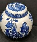 Burgess & Leigh Limited Staffordshire England "Willow" Ceramic Ginger Jar w/ Lid — photo 5