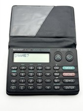 Sharp Memo Master Electronic Organizer  Calculator Model EL-6061 Excellent