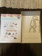 Papertrey Ink Make It Market Seasonal Borders Spring Stamps  Dies Retired