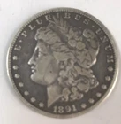 1891 O Morgan Silver Dollar