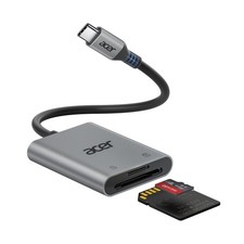Acer SD Card Reader USB C, Dual Slots Type C to Memory Card Reader,... Fast Ship