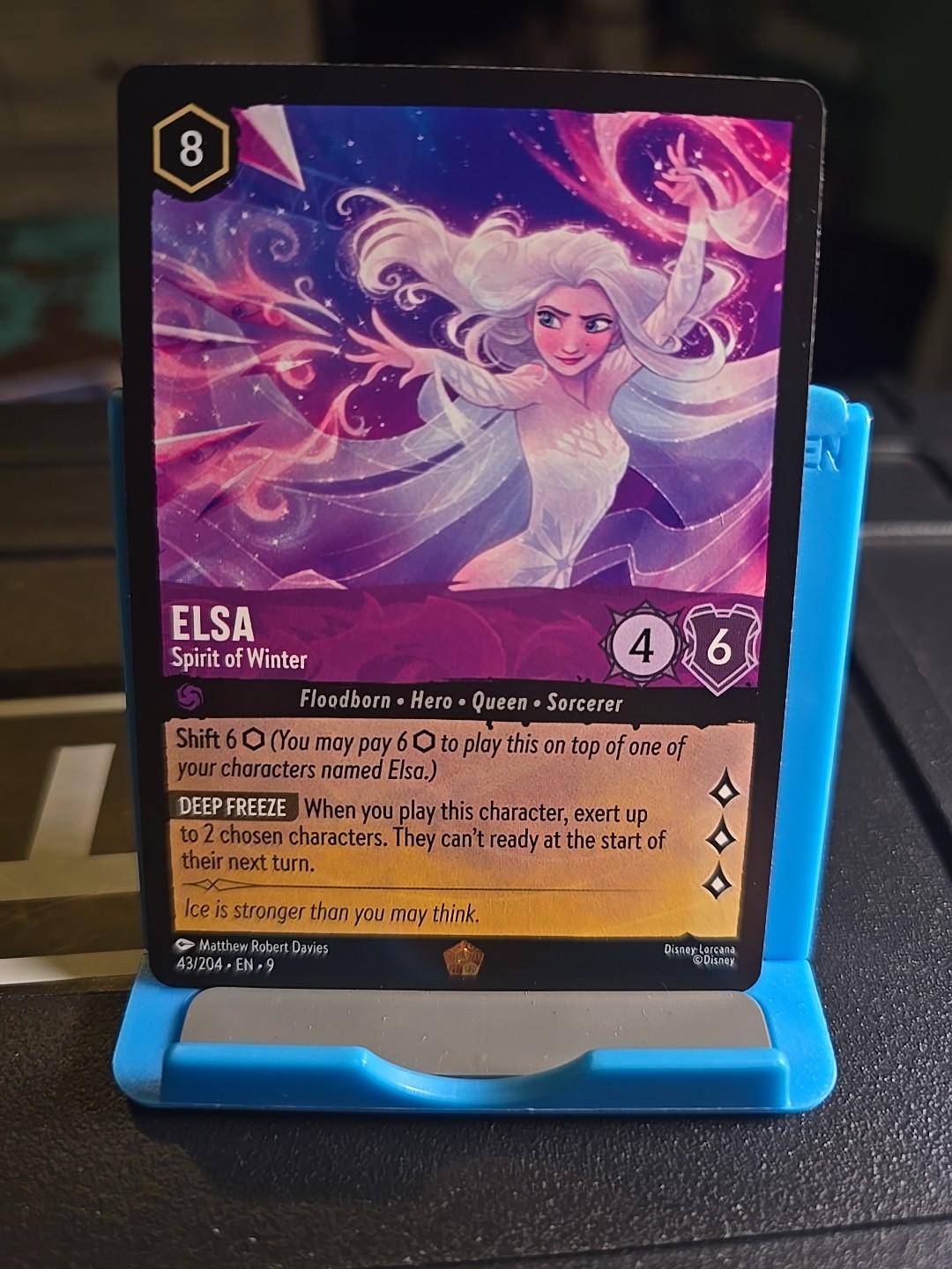Elsa - Spirit of Winter - 43/204 - Legendary NM-Mint Disney Lorcana: Fabled 