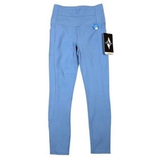 Skechers GOwalk HW 7/8 Legging II Blue High Waisted Pockets XS W03LG31B NEW