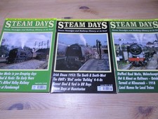 Steam Days Magazine - British Rail LMS LNER GWR SR - 3 Random issues 2014