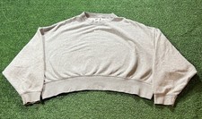 Nike Jumper Womens Medium Grey Center Swoosh Loose Sweater DJ7665-063