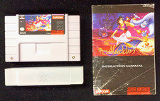 Disney’s Aladdin (Super Nintendo SNES, 1991 Video Game & Manual