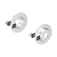 ATE Bremsscheiben Ø290Mm + BremsbelÄGe Hinten FÜR Mercedes 100-KLASSE W203