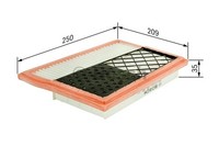Bosch Luftfilter F026400388