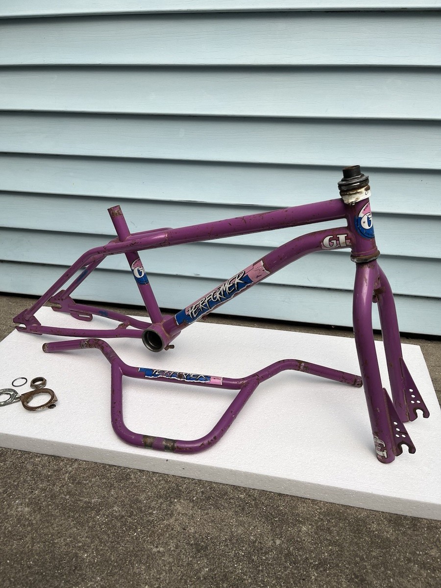 1987 GT Performer Lavender Original Survivor Bmx Bike Old School