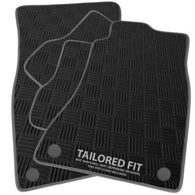 To fit Lexus RZ EV [E] 2023+ Checker Rubber Car Mats [D]