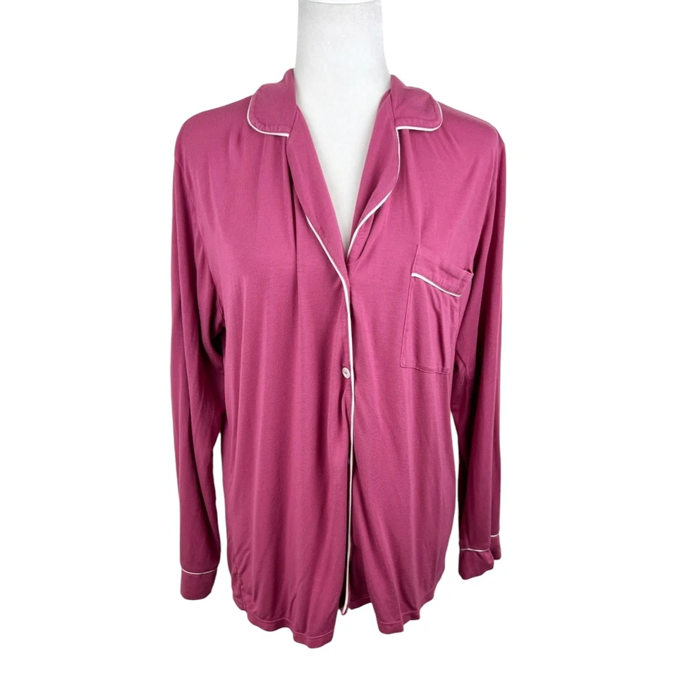 Conjunto de Pijama Eberjey Mujer Mediano ROSA Gisele Modal Manga Larga Pantalones Prendas para Dormir Foto 2 de 4