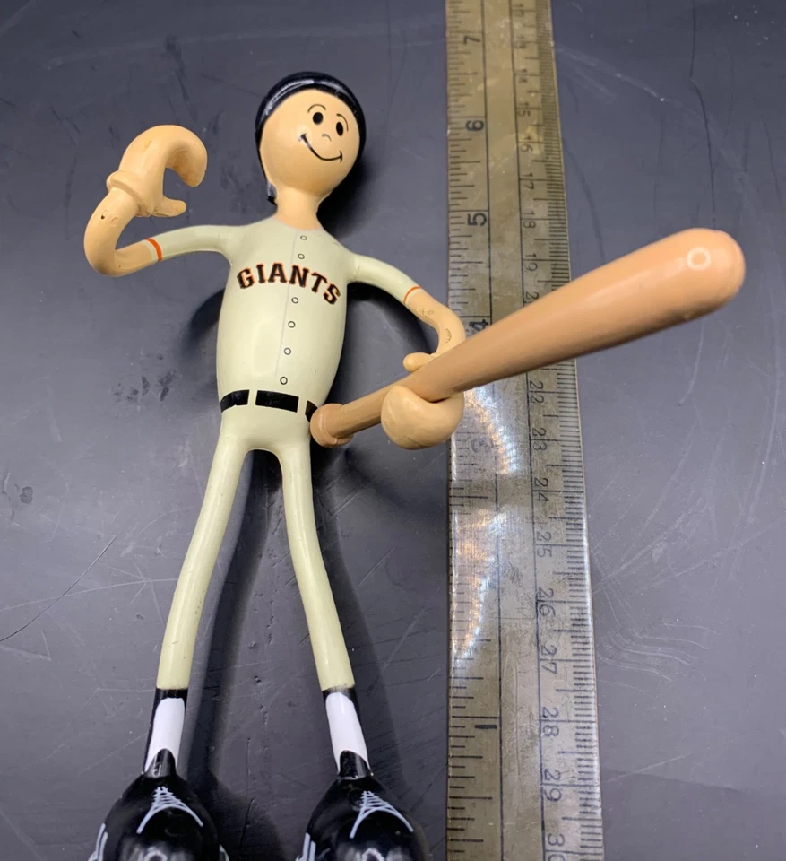 Vintage Kid Galaxy 2002 MLB Giants Bendable Baseball Player Figurine 8" Tall - Image 2 of 4