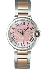 Cartier Ballon Bleu 32.5mm W6920070 18K Rose Gold/Stainless Steel Unisex Watch