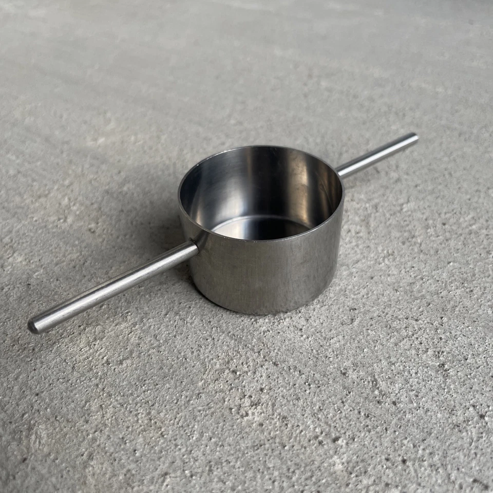 De colección Stelton Arne Jacobsen Línea Cilindro Acero Inoxidable 1 Oz. Jigger Barware MCM Foto 2 de 4