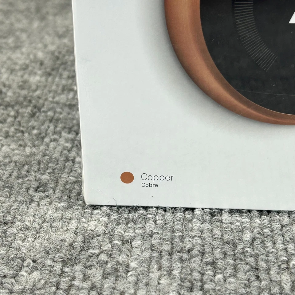 Google Nest Termostato Cobre WiFi Hogar Inteligente Aprendizaje Control de Temperatura Nuevo en Caja Foto 2 de 4