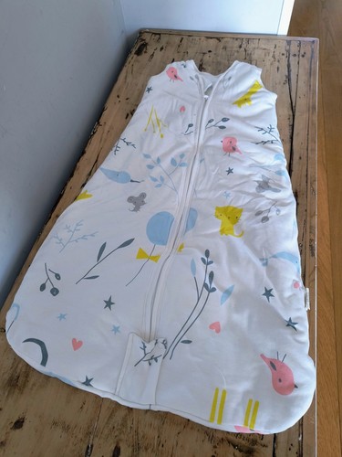 Sacco Nanna Arrotondato In Mussola Per Bambini M 6-12 Mesi Estate TOG 1 Blu Sporco 88921562