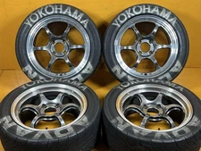 JDM Custom ADVAN Racing RG-D2 wheels with 15-inch 7j +42 pcd100 4-lug No Tires