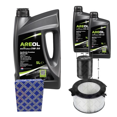 STELLOX Inspektionspaket AREOL ECO Protect 5W-30 7L für VW Transporter IV Bus