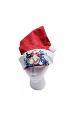 Christmas Avengers Santa Top Hat Fleece Costume Red One Size Hollidays New