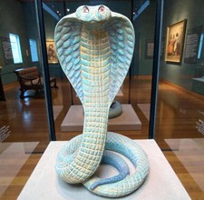 Ancient Egyptian Antiquities Wadjet Snake Cobra Pharaonic Statue Antiques BC
