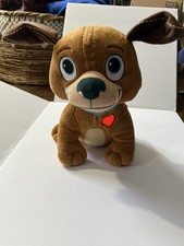 Findo Disney Doc McStuffins Plush Dog 9" Barking Sounds Lights Stuffed Animal