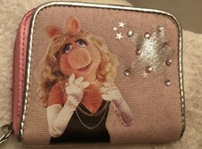 DISNEY STORE MISS PIGGY MUPPETS PURSE BRAND NEW VERY RARE READ DESCRIPTION