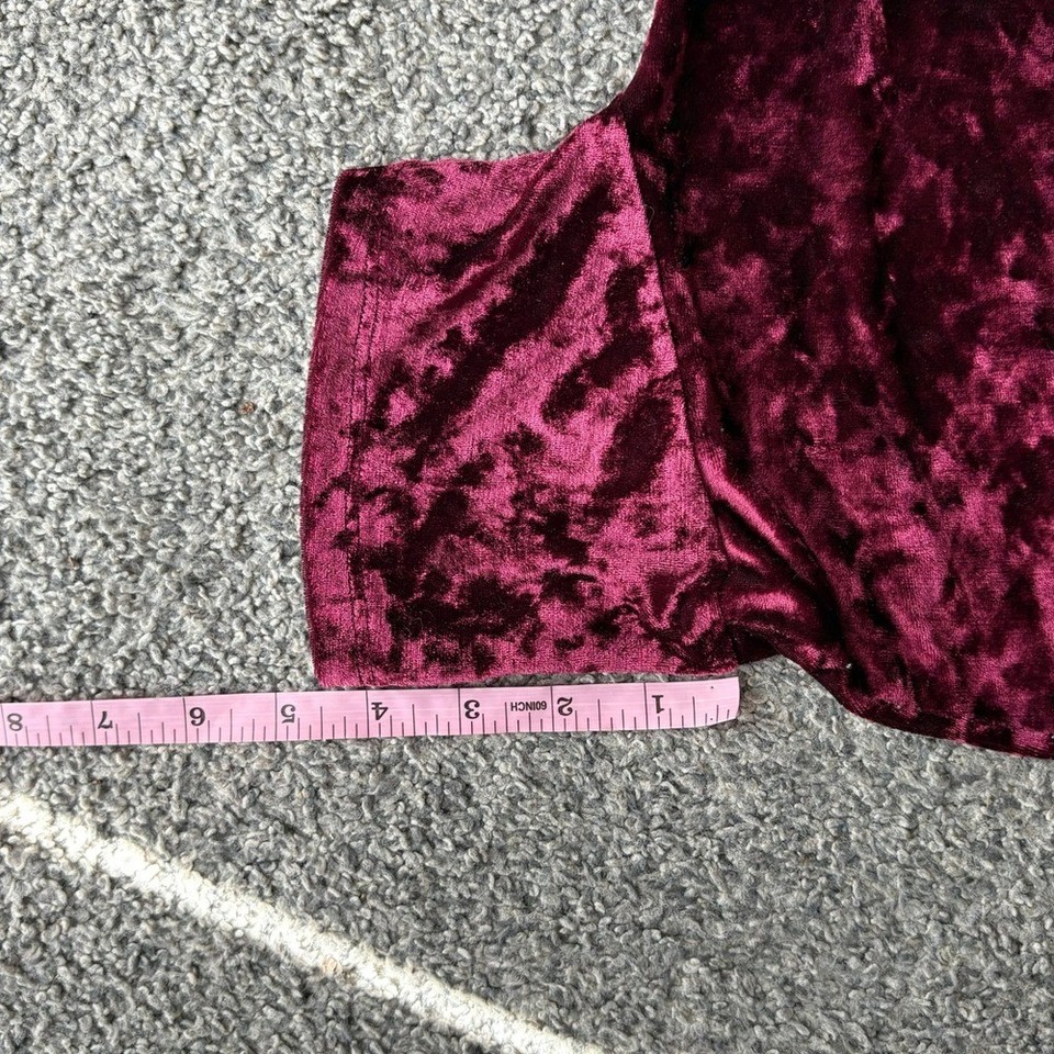 Arizona Jeans Co. Velvet Top Ruffle Hem Rose Graphic Tee Kids Size L | eBay