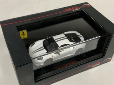 1/43 Red Line Models Ferrari F430 Scuderia in White with Silver
