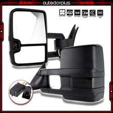 Power Pair Side Tow Mirrors For 88-98 Chevy Gmc 1500 Turn Signal Led