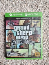Grand Theft Auto San Andreas Rockstar Games for Xbox One Xbox 360 with Map