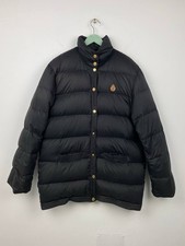 Vintage Sonia Rykiel Puffer Down Button Jacket 90s Size L Women Black