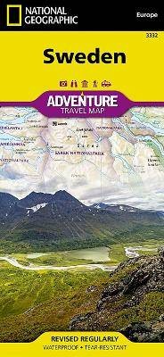 Sweden Adventure Map, Nat Geo Maps,